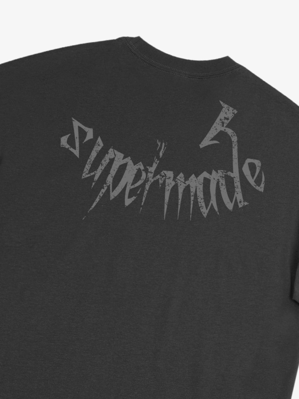 Gothic Skull Distressed Letter T-Shirt