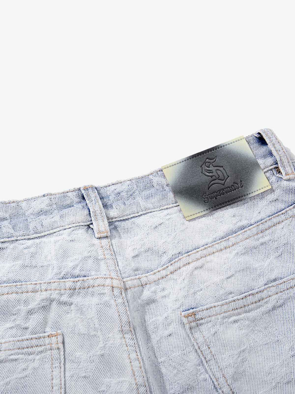 Gradient Wash Jacquard Denim Jeans