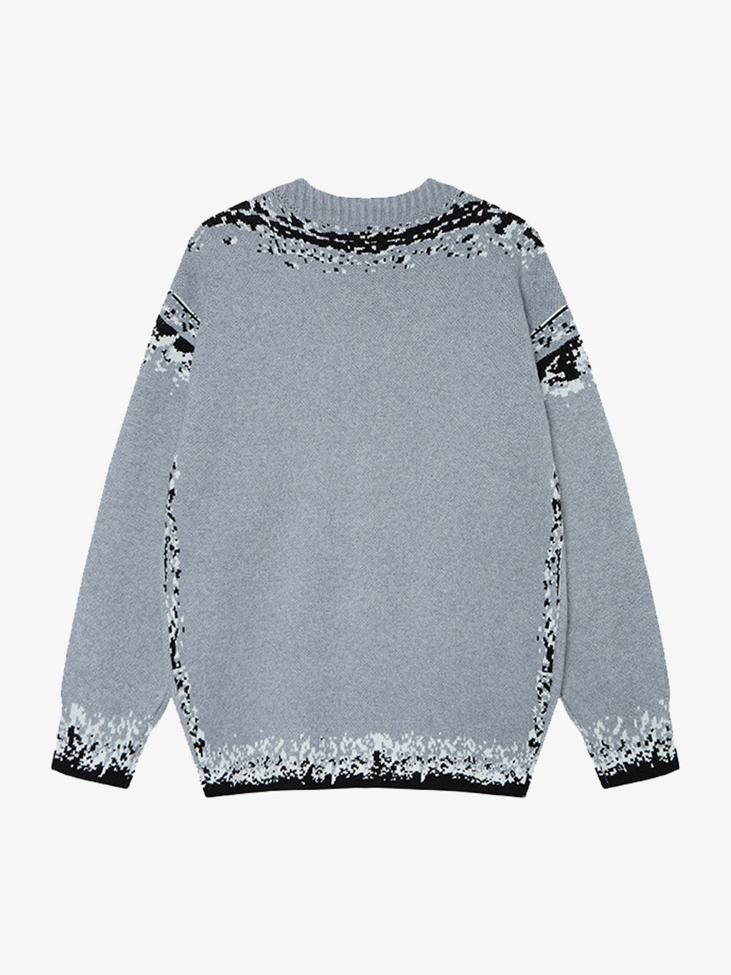 Retro Butterfly Gradient Knit Cardigan Sweater