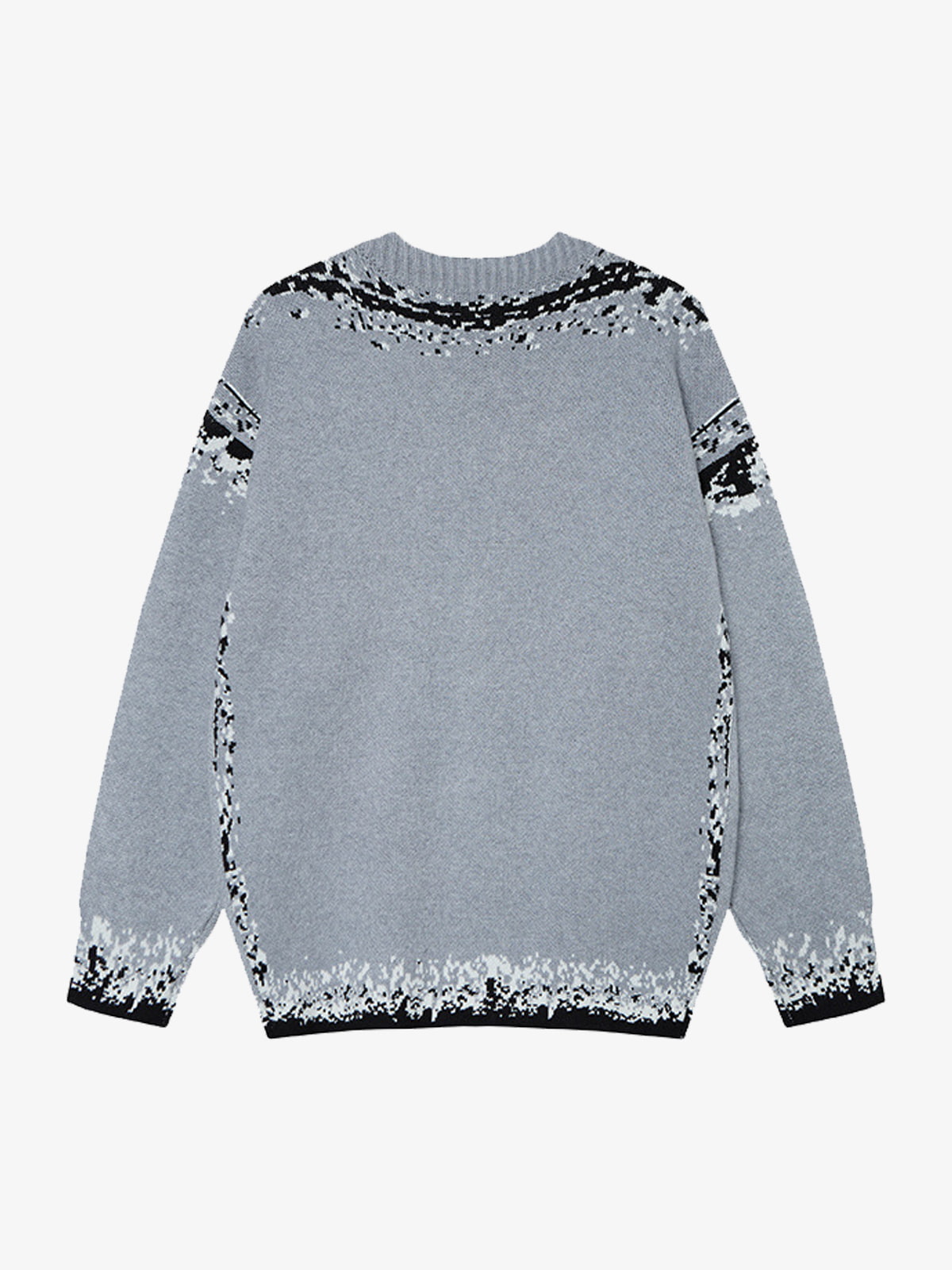 Retro Butterfly Gradient Knit Cardigan Sweater