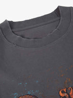 precipice Rusty Metal Key Print T-Shirt