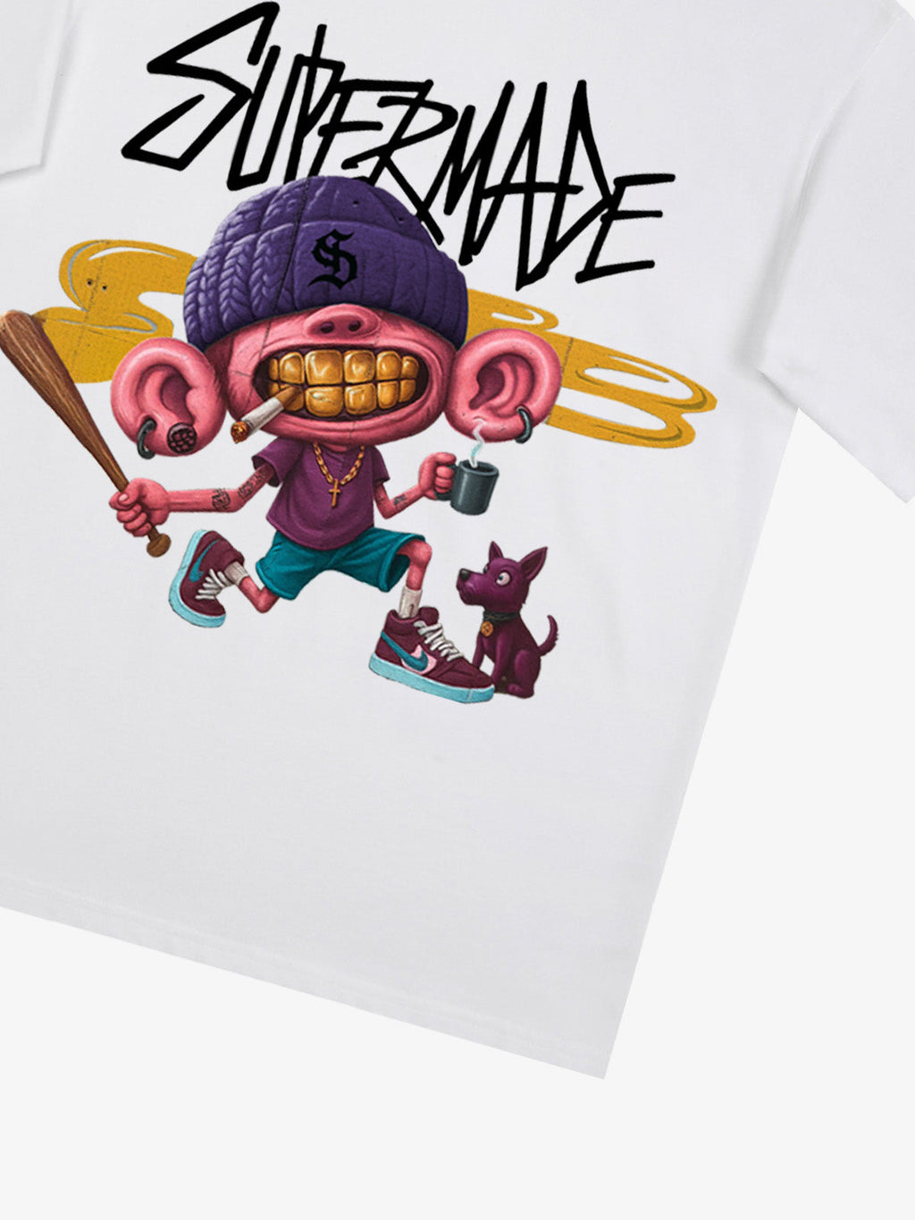Theprecipice Cartoon Graffiti Trendy Weird Kid T-Shirt