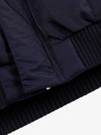 Street High-Neck Asymmetrical Placket Cotton Vest