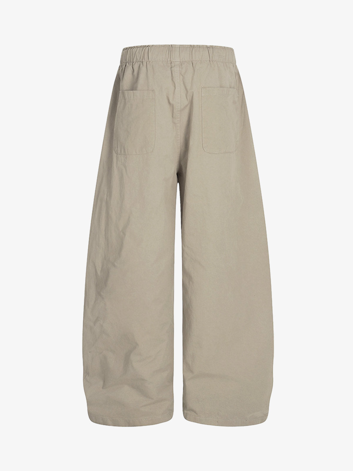 Drawstring Pleated Barrel Pants