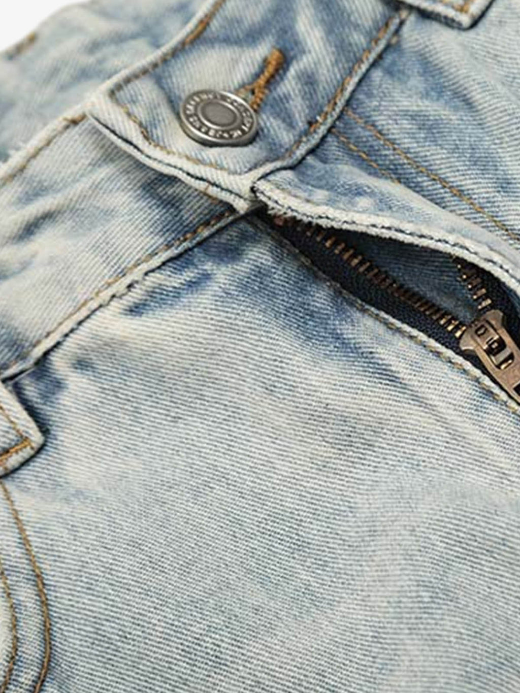 Light Wash Loose Fit Denim Jorts