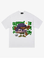 Street Cartoon Sneaker Graffiti Sneaker T-shirt