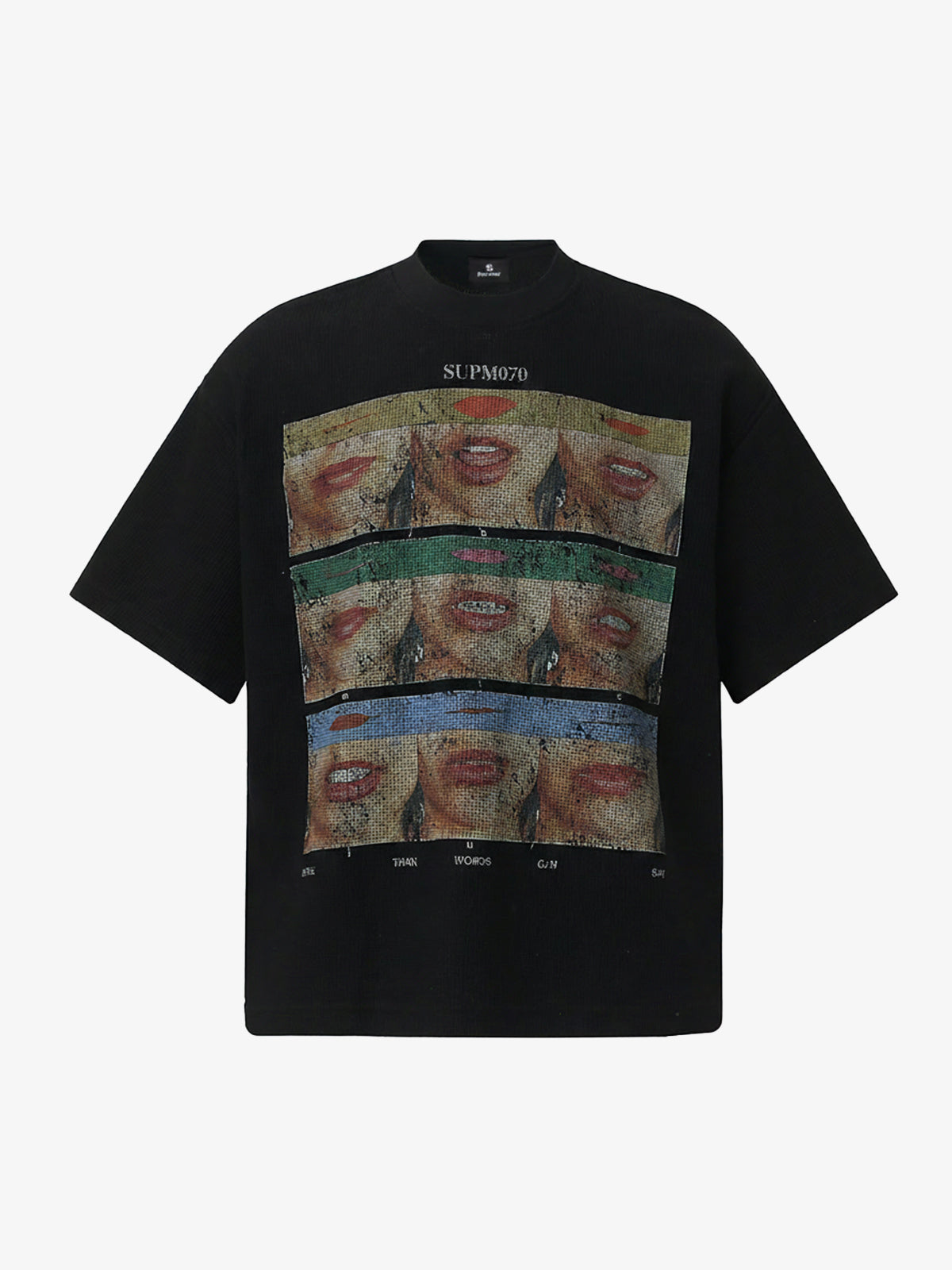 Pop Art Lip Print Graphic T-Shirt