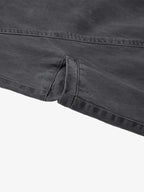 Washed Cargo Webbing Barrel Pants