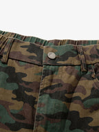 Street Camouflage Side-Striped Jeans