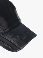 Washed Distressed Panel Baseball Cap