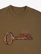 precipice Rusty Metal Key Print T-Shirt