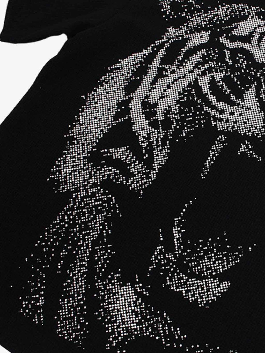 Tiger Graphic Star Sleeve T-Shirt