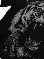 Tiger Graphic Star Sleeve T-Shirt