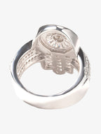 Zircon Palm Statement Ring