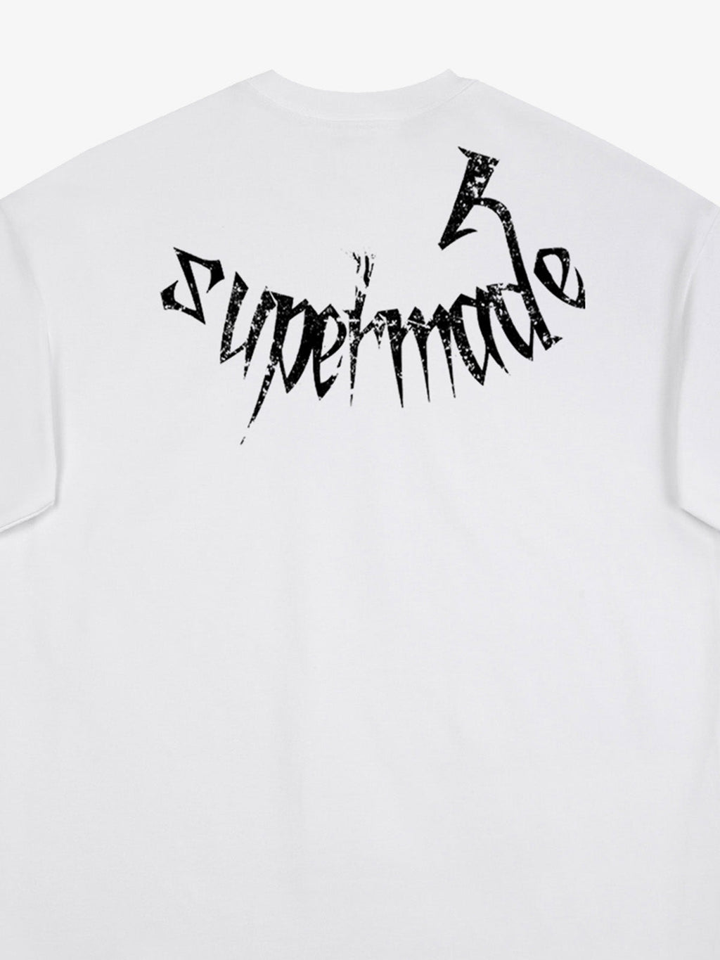 Gothic Skull Distressed Letter T-Shirt