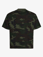 Camouflage Script Logo Graphic T-Shirt