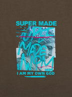 precipice Blue Art Graffiti Pattern T-Shirt