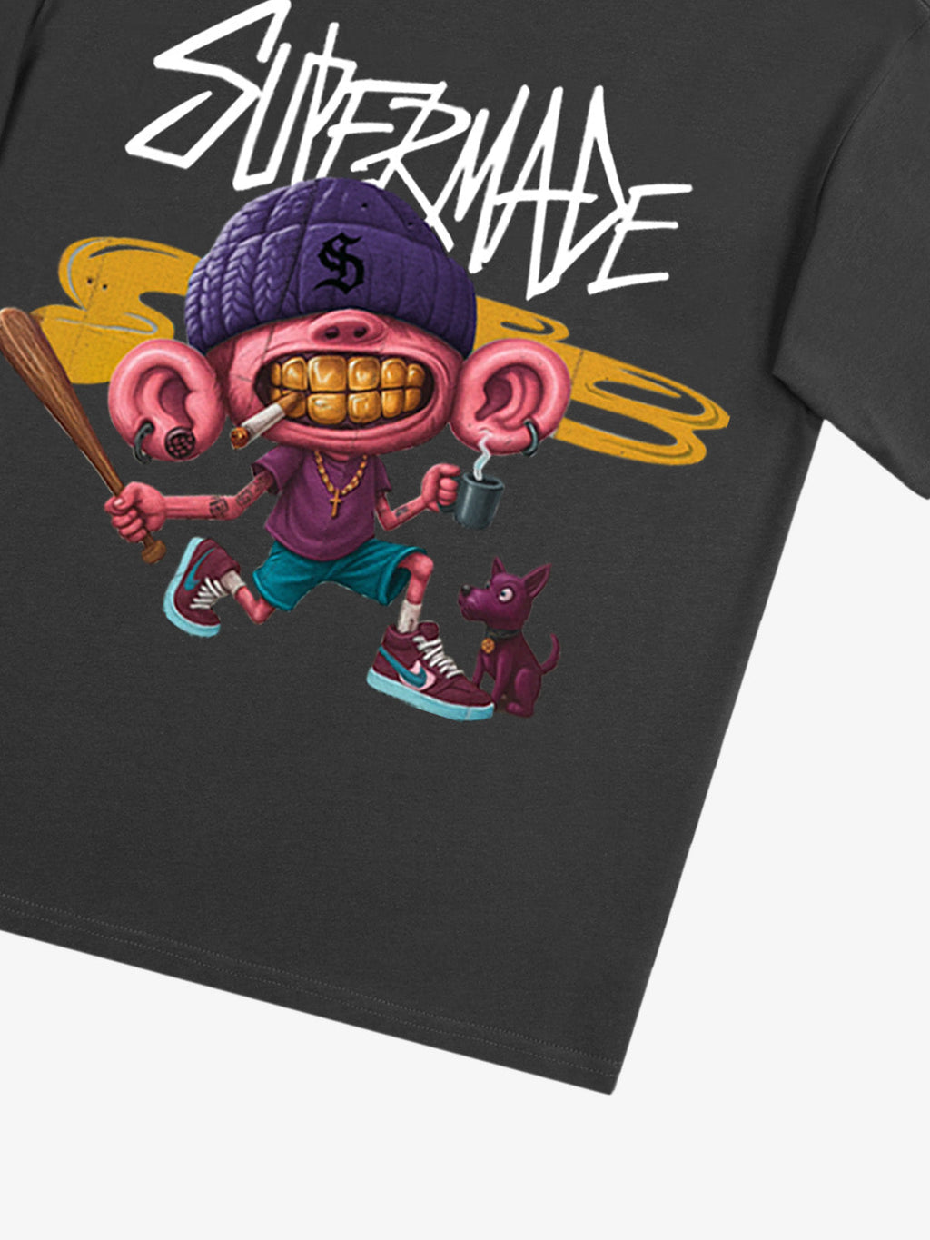 Theprecipice Cartoon Graffiti Trendy Weird Kid T-Shirt
