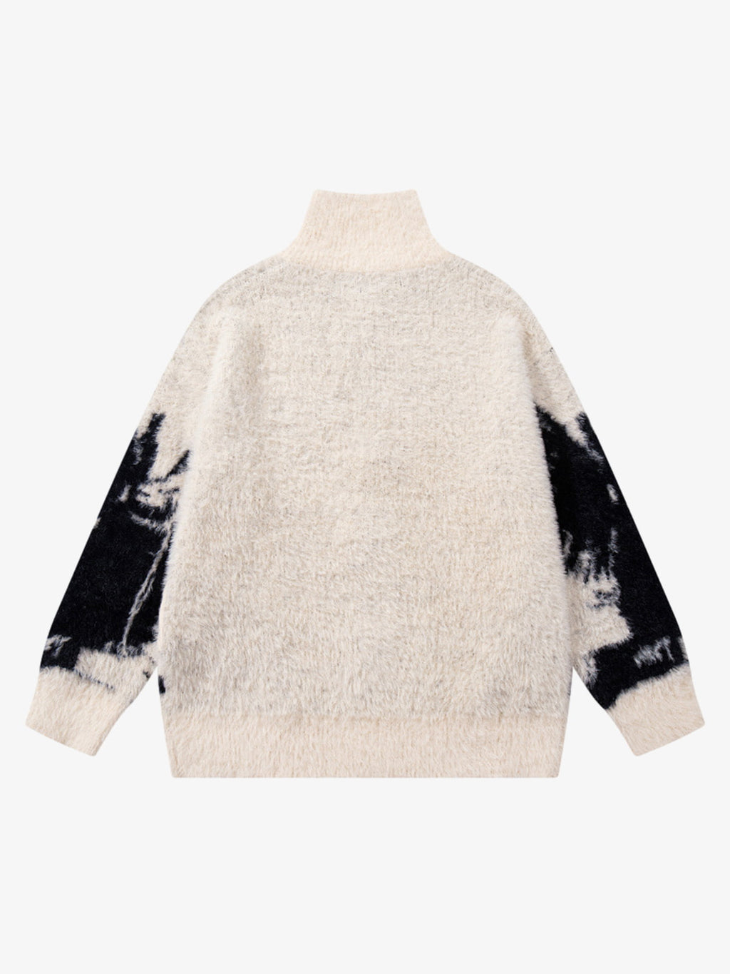 Street Subculture Angel Jacquard Cardigan Sweater