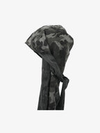 Dark Punk Camouflage Hooded Cape