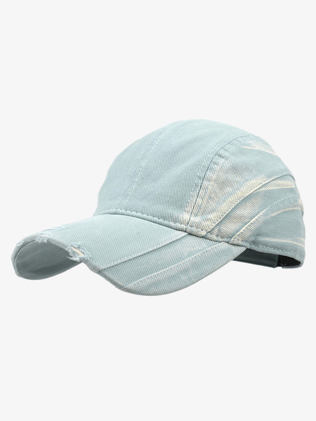 Washed Distressed Panel Baseball Cap