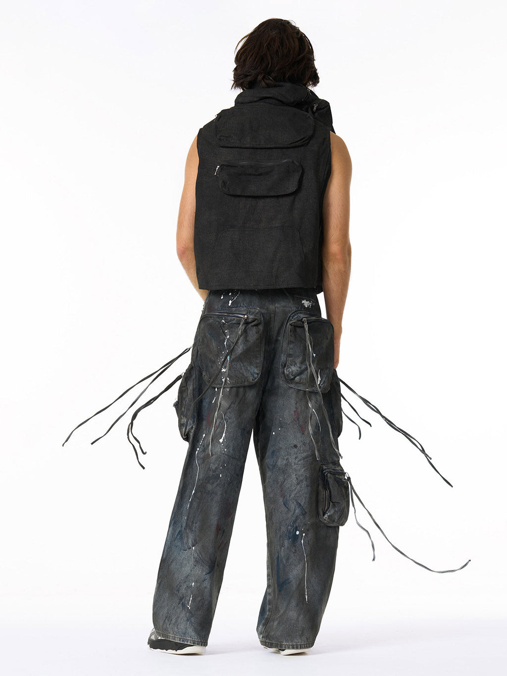 Heavy-Duty Multi-Pocket Multi-Zipper Vest