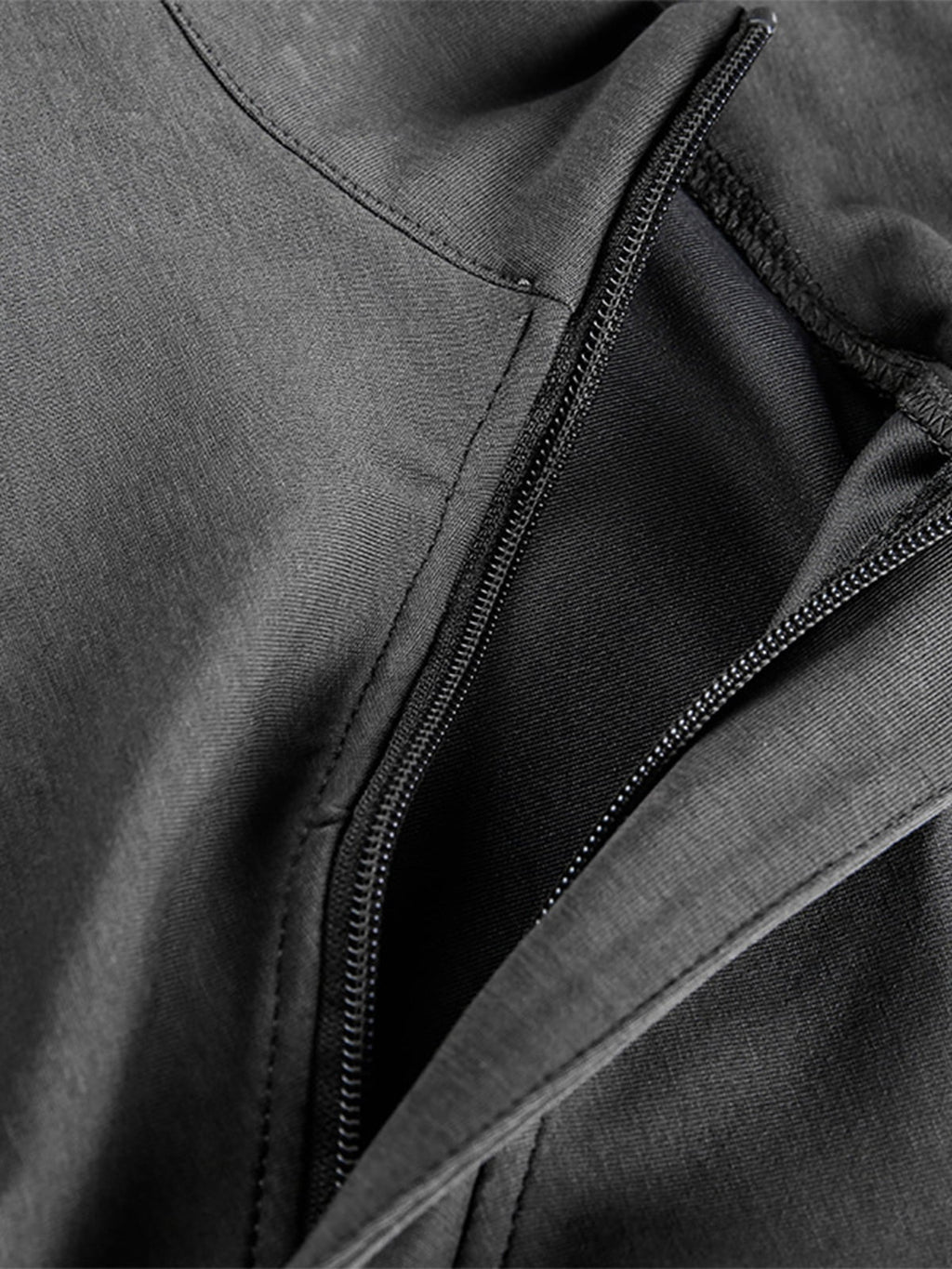 Mock Neck Layered Long Sleeve T Shirt