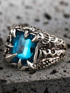 Gothic Claw Stone Open Ring