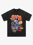 Retro Angel Statue Graffiti T-Shirt