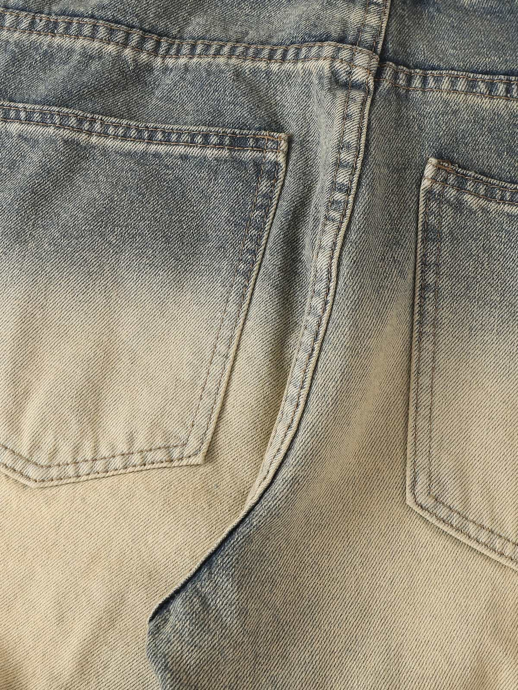 Vintage Washed Flare Jeans