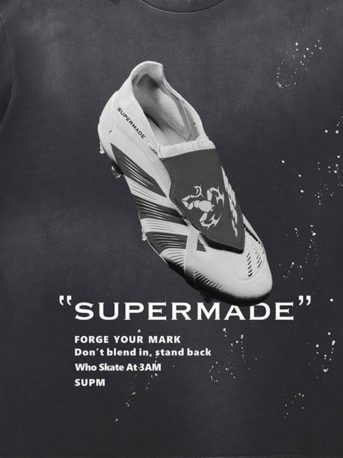 Vintage Soccer Cleat Graphic T-Shirt