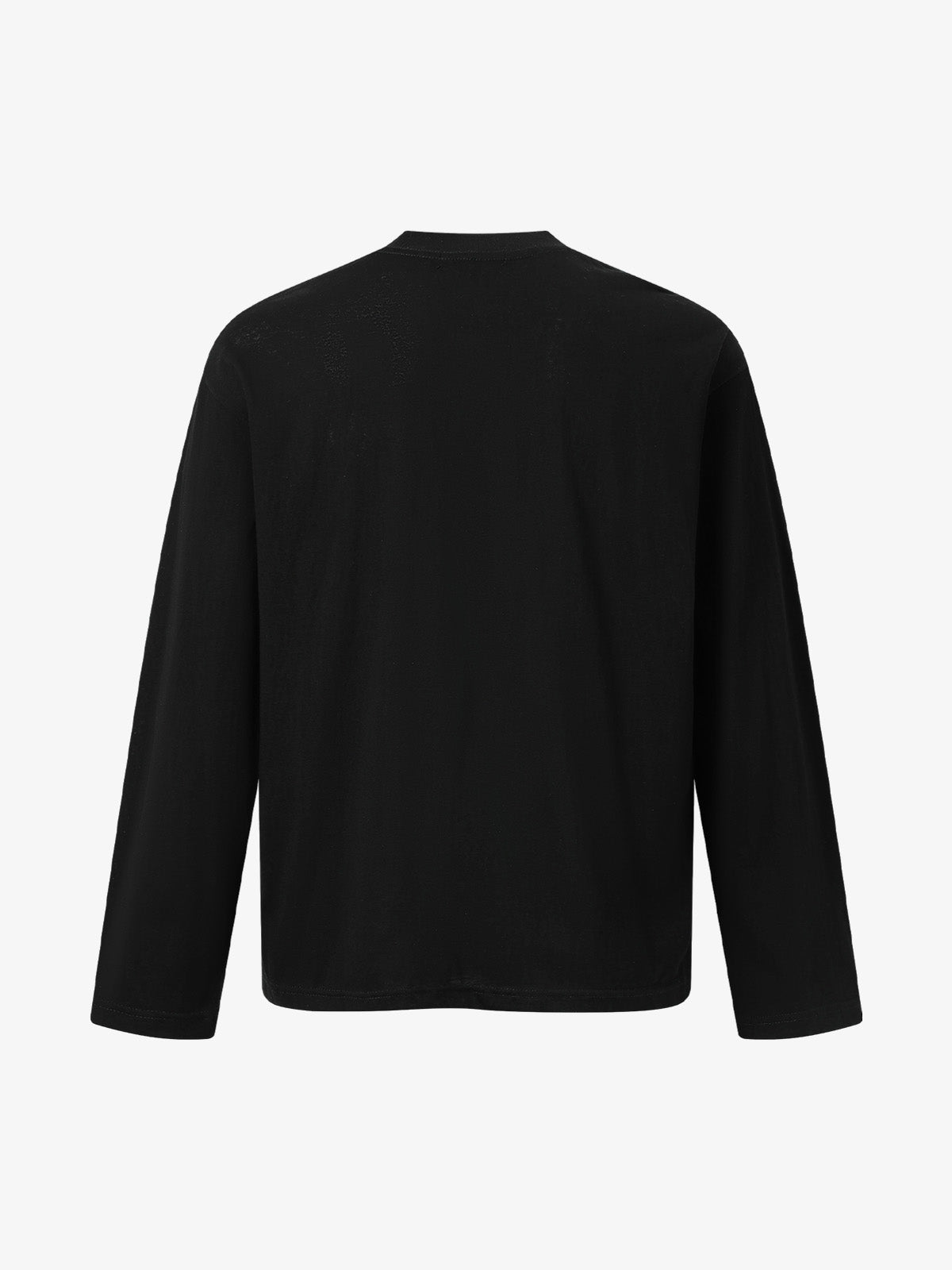Retro Star Print Long-Sleeved T-Shirt