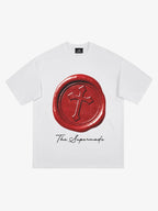 Wax Seal Cross Graphic T-Shirt