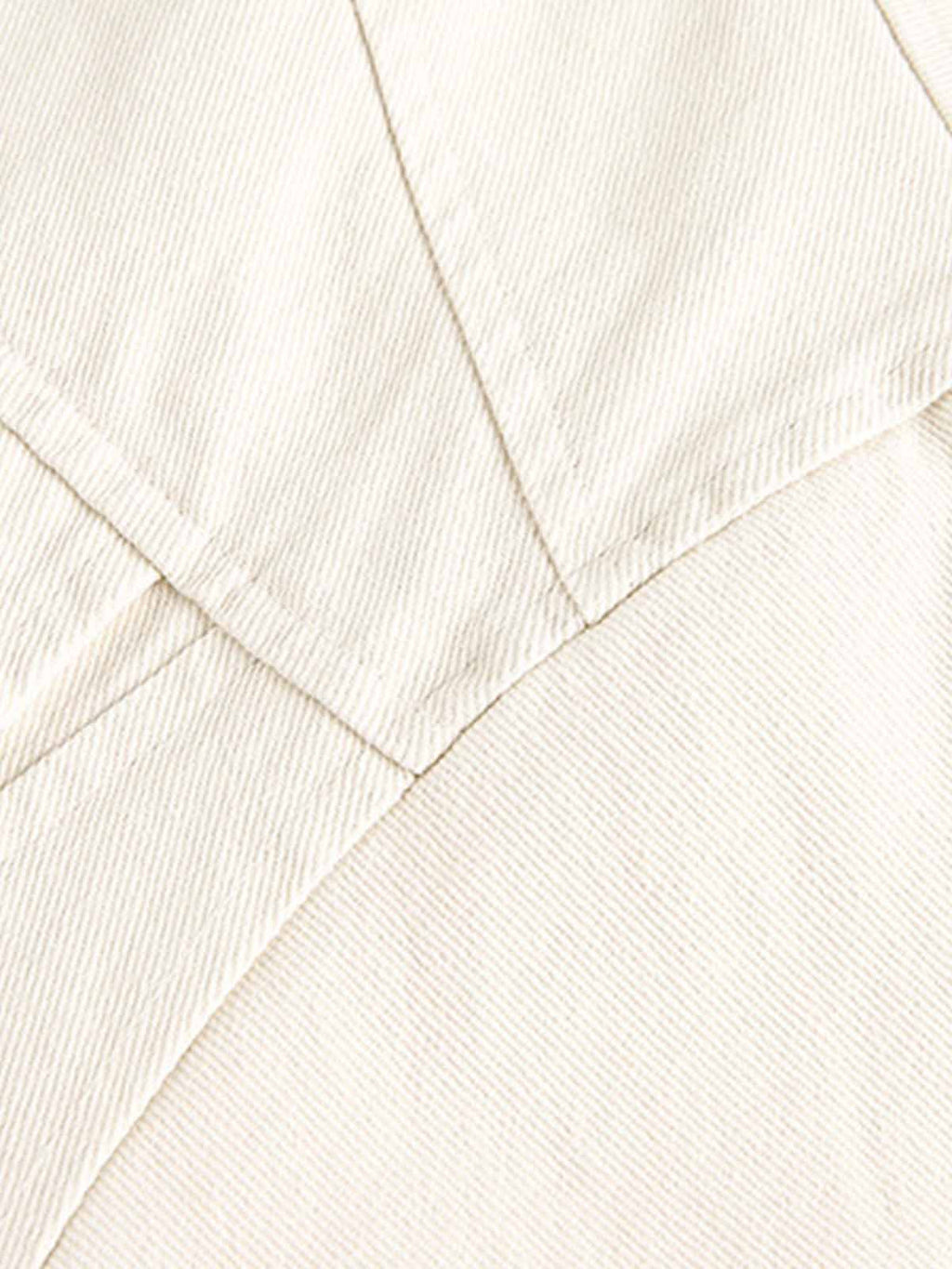 Panel Construction Button-Up Workwear Jacket