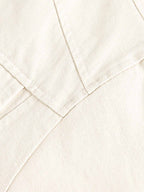 Panel Construction Button-Up Workwear Jacket