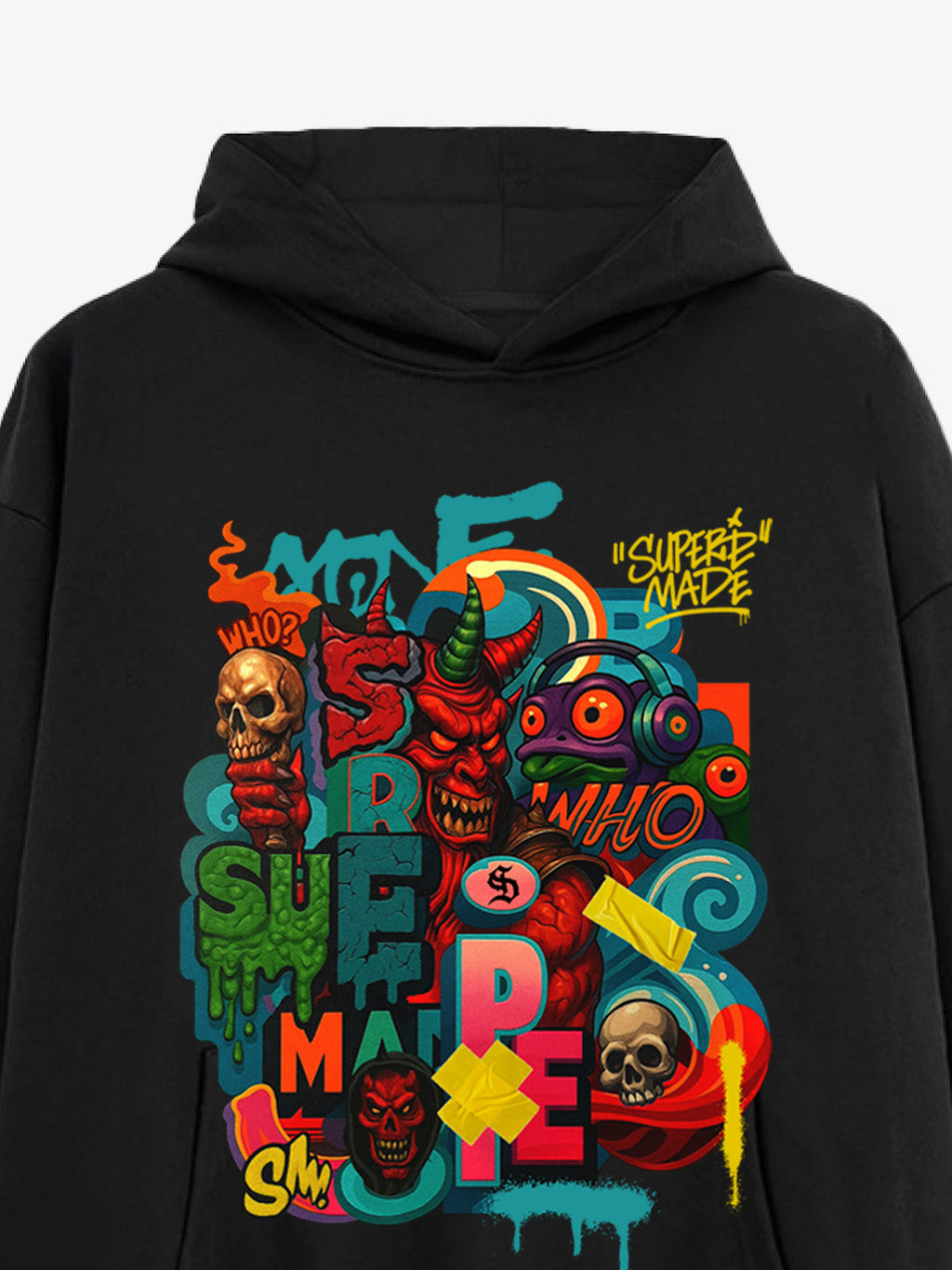 Theprecipice Devil Street Graffiti Carnival Hoodie