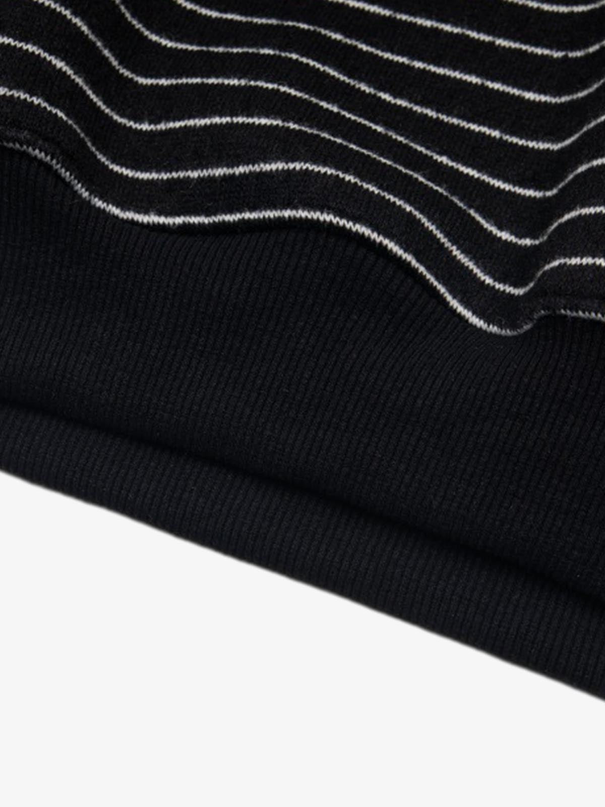 precipice Striped Terry Embroidery "Made" Hoodie
