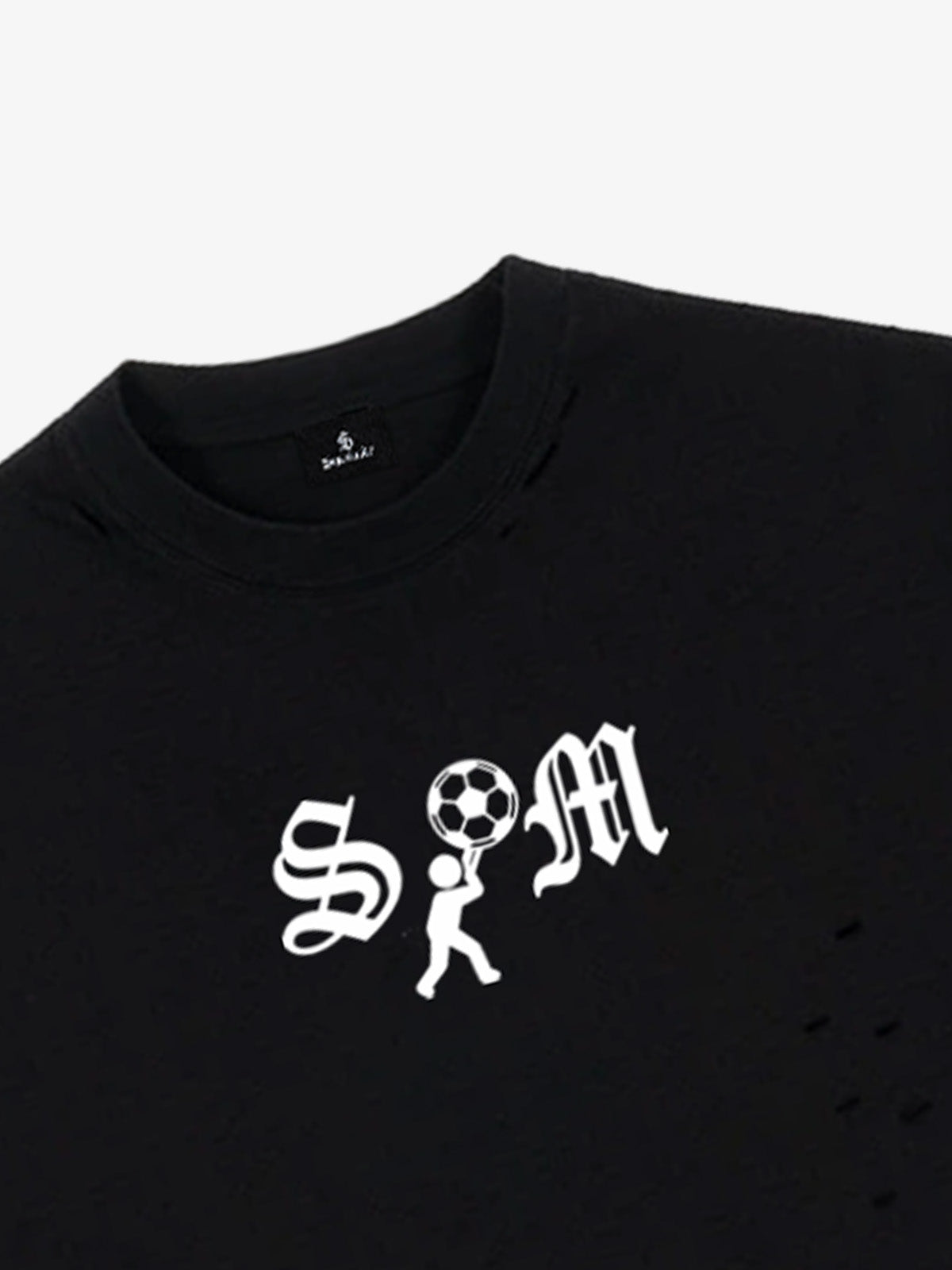SM Soccer Graphic Distressed T-Shirt