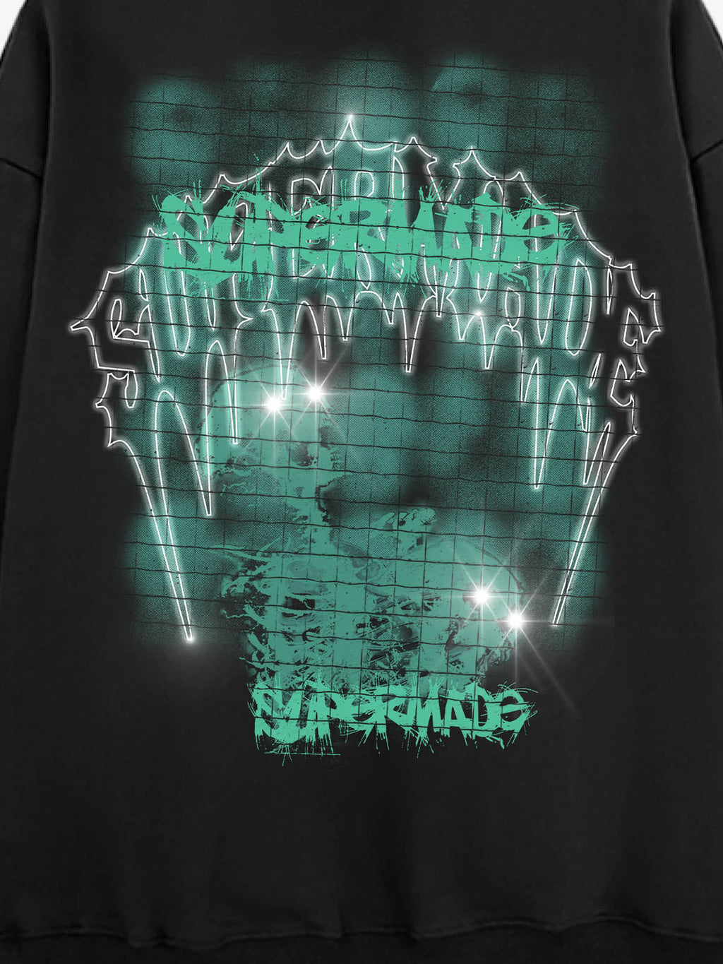 Gothic Skull Graphic Hoodie
