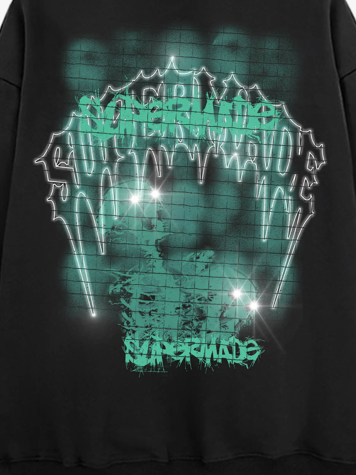 Gothic Skull Graphic Hoodie