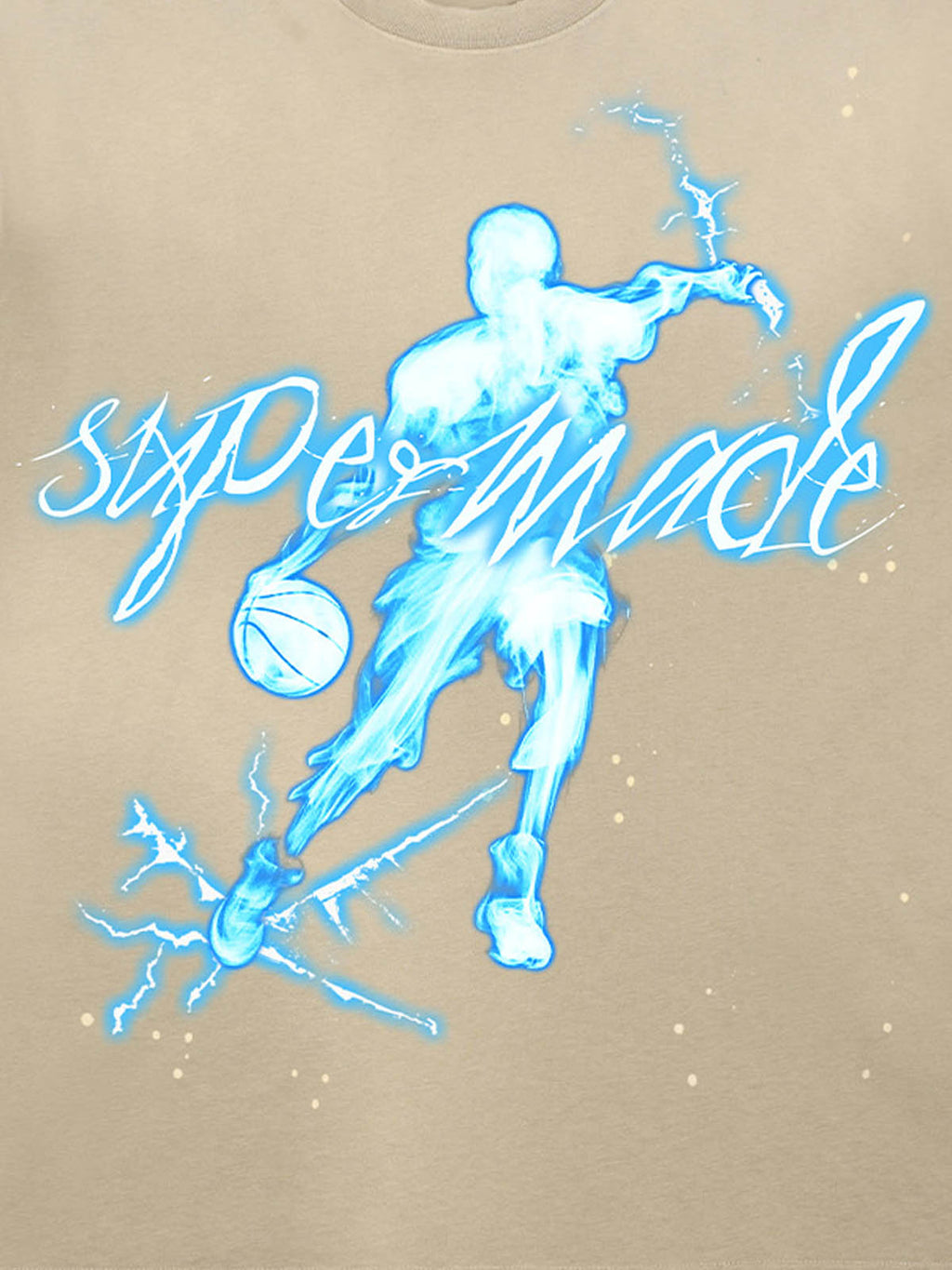 precipice Energy Burst Basketball Electric Graphic T-Shirt