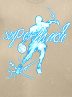 precipice Energy Burst Basketball Electric Graphic T-Shirt