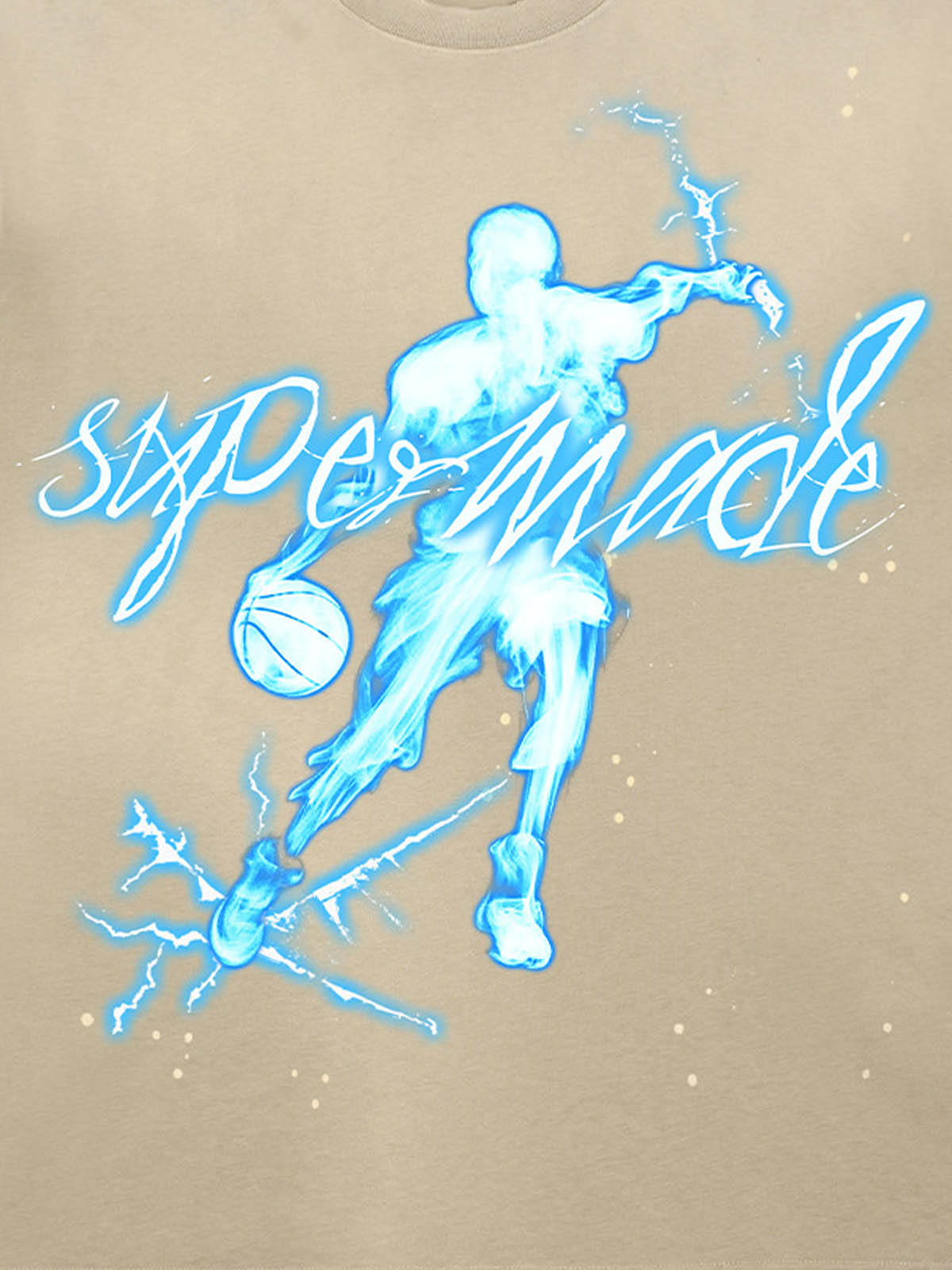 precipice Energy Burst Basketball Electric Graphic T-Shirt