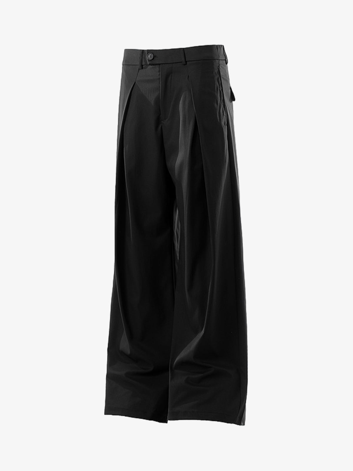 Pleated Drape Bootcut Suit Pants - 2588