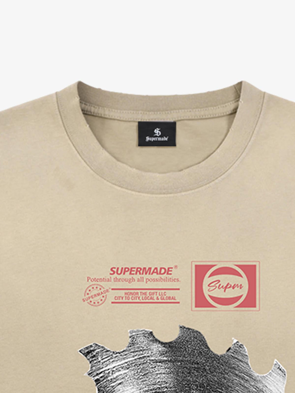 Industrial Saw Blade Graphic T-Shirt