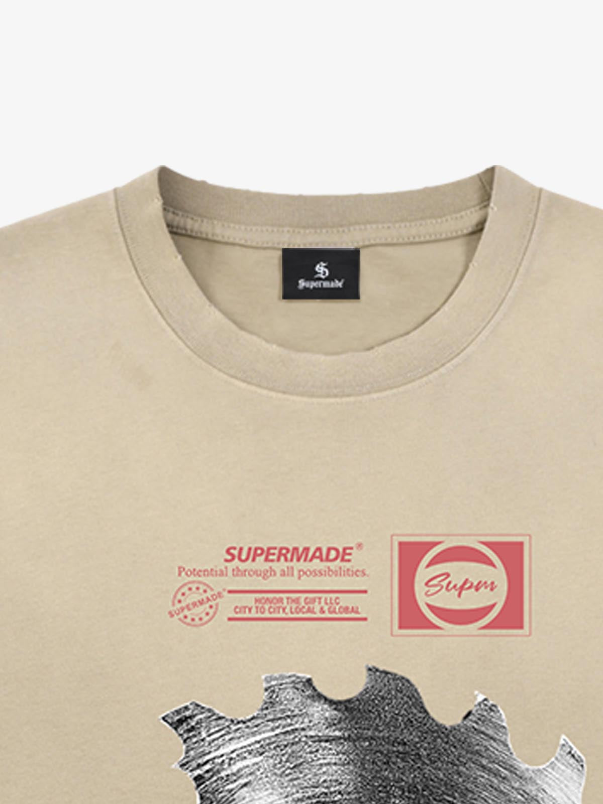 Industrial Saw Blade Graphic T-Shirt