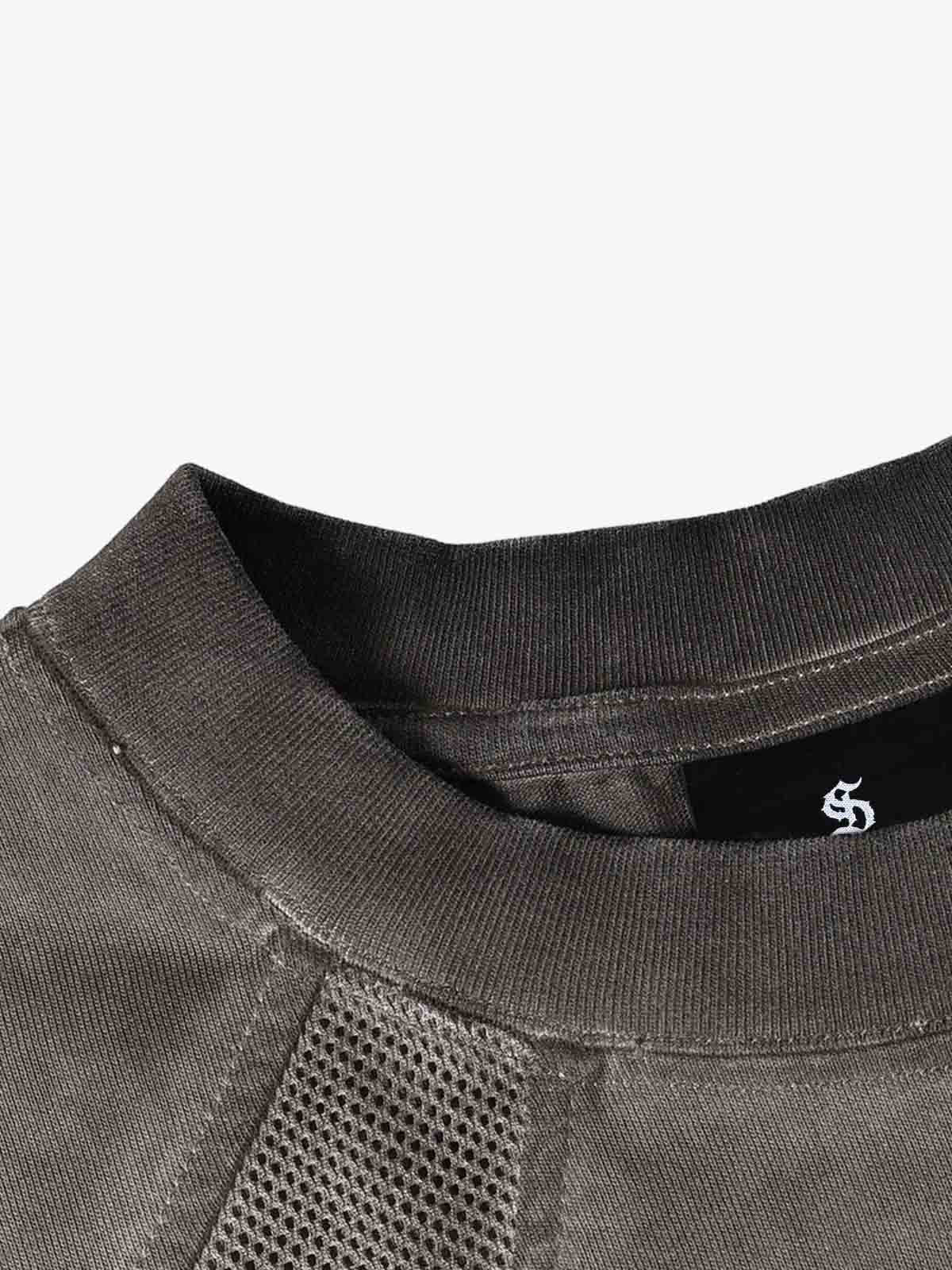 Vintage Washed Panel Raglan T-Shirt