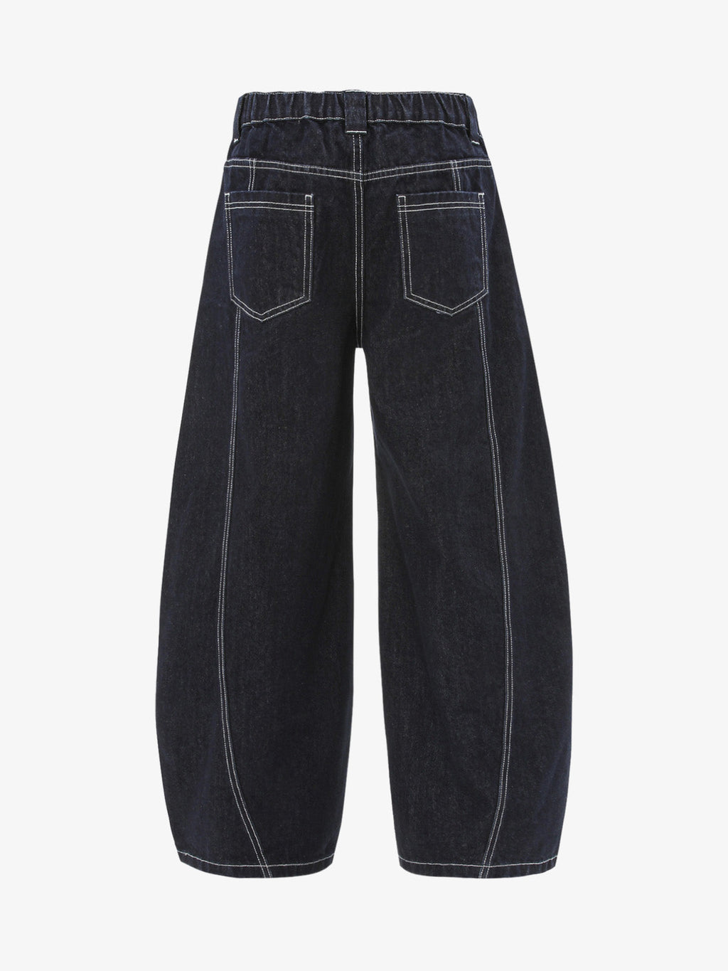 Vintage Topstitched Scimitar Jeans
