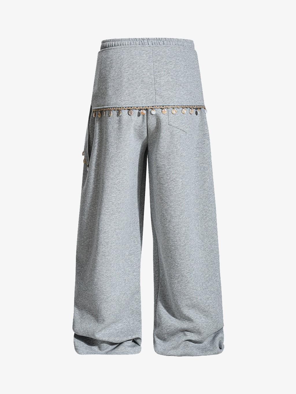 Street Detachable Flap Lace-up Jogger Pants