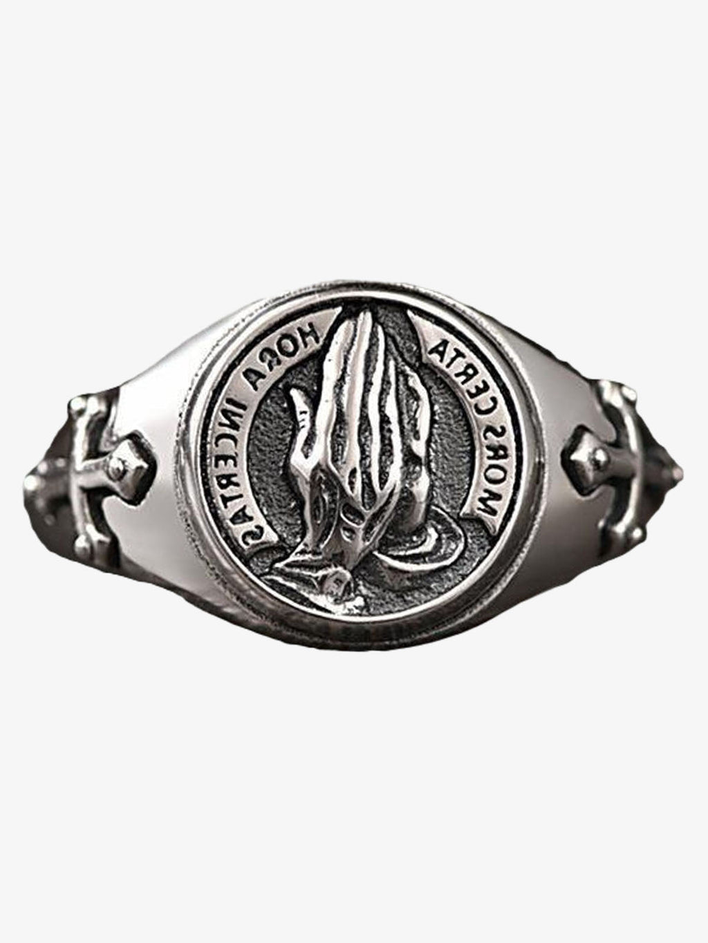 Praying Hands Signet Ring
